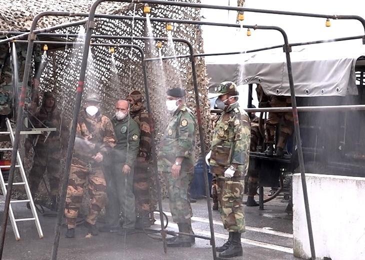 استقرار ایستگاه سنجش سلامت نیروی زمینی ارتش در مبادی ورودی و خروجی گیلان