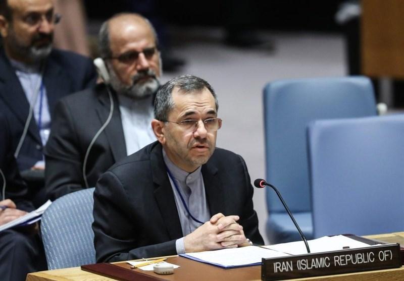 نماینده ایران در سازمان ملل: خروج آمریکا از منطقه خواست مشترک مردم است