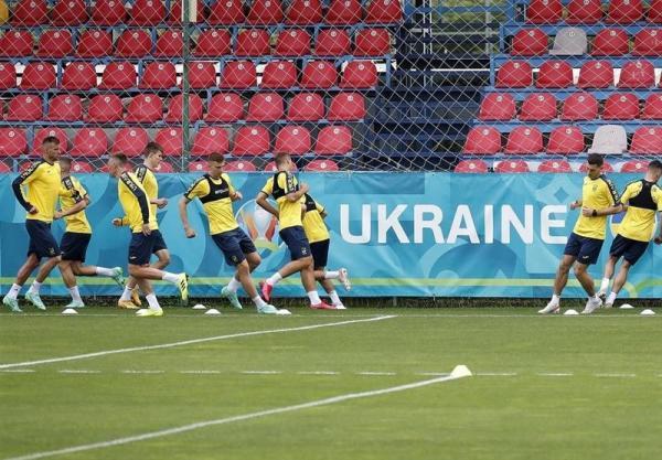 دستور یوفا به تیم ملی فوتبال اوکراین برای حذف شعارهای سیاسی از پیراهنش
