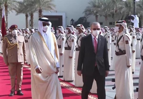 تور دوحه: استقبال رسمی امیر قطر از اردوغان