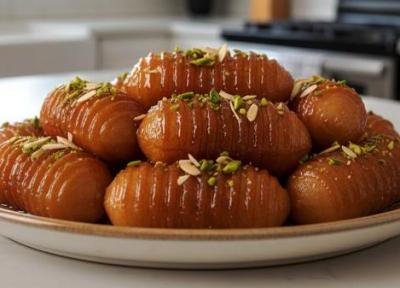 طرز تهیه بامیه خانگی بدون قیف به سبک برترین قنادی ها